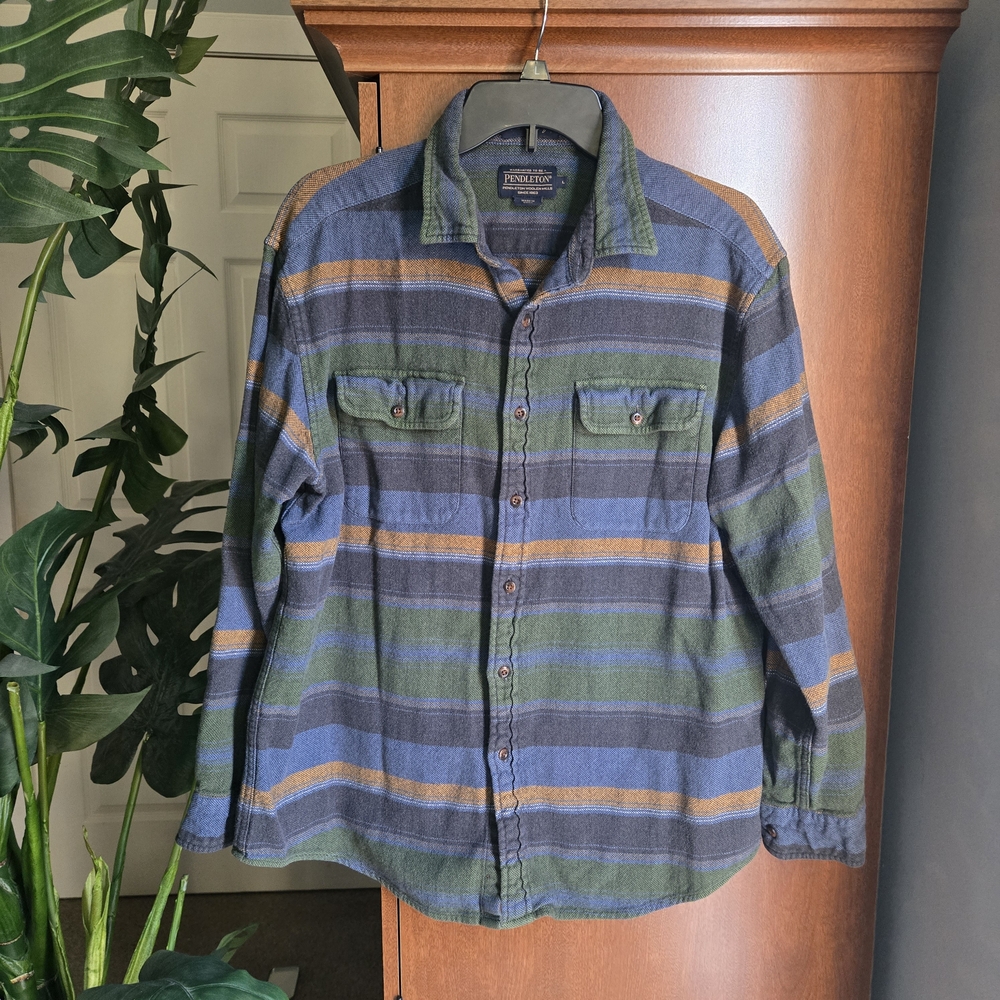 Pendleton Multicolor Striped Shirt - image 1